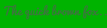 Image with Font Color 3C763D and Background Color 00B300